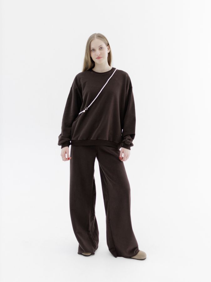 Свитшот базовый шоколад