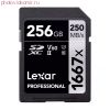 Карта памяти 256Gb Lexar Professional SILVER SDXC UHS-II (250/120MB/s) V60 U3 (LSD256CB1667)