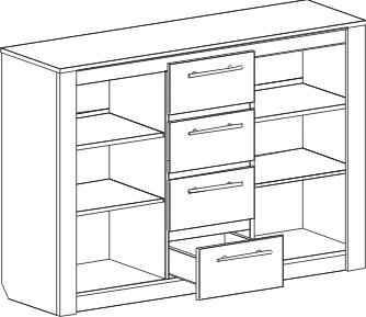 Комод 1395 "Элана"