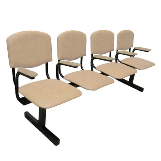 Многоместная мягкая секция №2, 4-х местная (Бежевая)