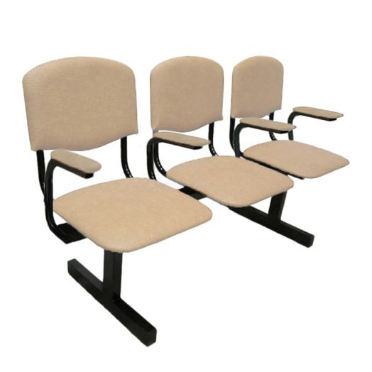 Многоместная мягкая секция №2, 3-х местная (Бежевая)