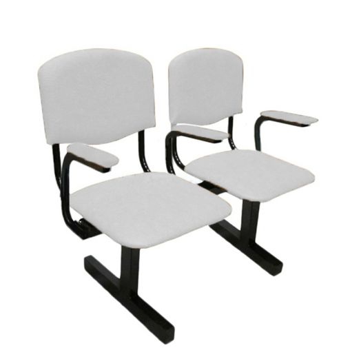 Многоместная мягкая секция №2, 2-х местная (Белая)