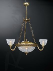 Люстра Reccagni Angelo L 6352/3+3 Французское Золото, Латунь / Рекагни Анджело