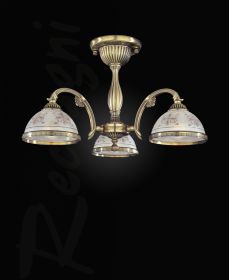 Люстра Reccagni Angelo PL 6022/3 Состаренная Бронза, Латунь / Рекагни Анджело