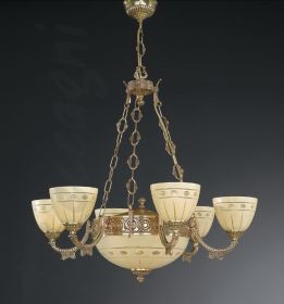Люстра Reccagni Angelo L 7154/6+2 Французское Золото, Латунь / Рекагни Анджело