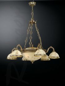 Люстра Reccagni Angelo L 6308/6+3 Французское Золото, Латунь / Рекагни Анджело