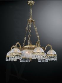 Люстра Reccagni Angelo L 6300/6+3 Французское Золото, Латунь / Рекагни Анджело