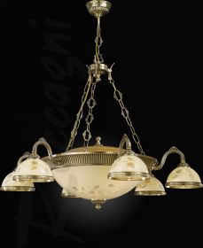 Люстра Reccagni Angelo L 6208/6+4 Состаренная Бронза, Латунь / Рекагни Анджело