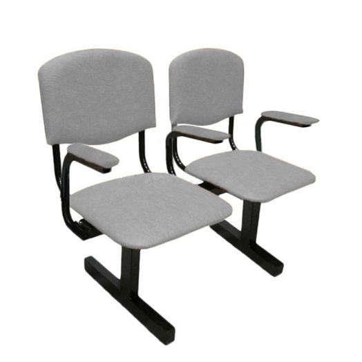 Многоместная мягкая секция №2, 2-х местная (Серая)