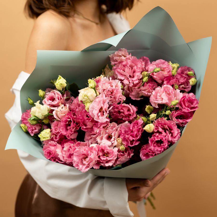 Эустома розовая 15 шт