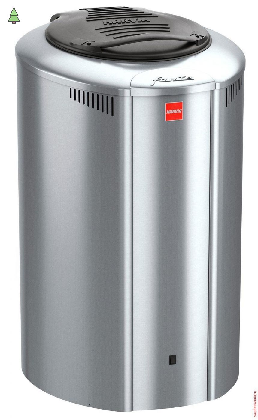 HARVIA Электрическая печь Forte HAFB400400S AF4 steel с выносной панелью управления