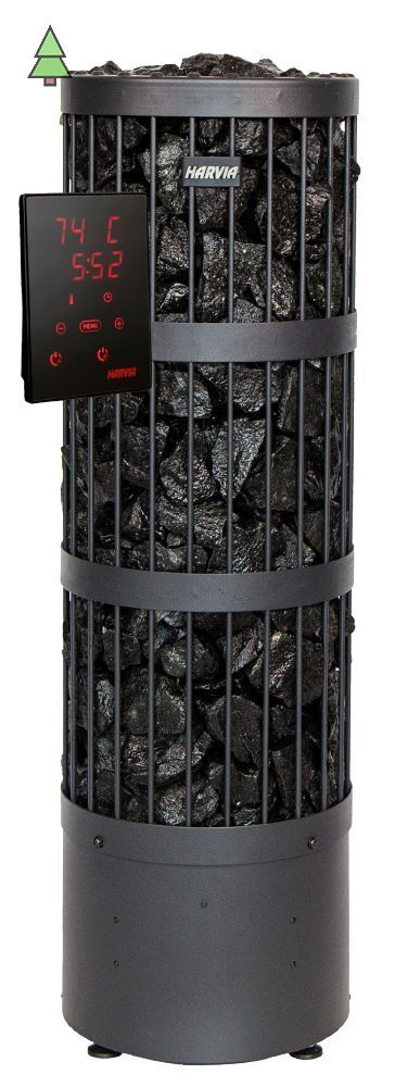 HARVIA Электрическая печь Legend PO70XE black, выносной пульт в комплекте, арт HPO704XE
