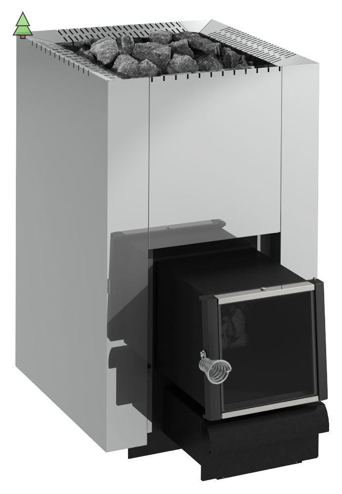 HARVIA Дровяная печь 16 SL Steel, артикул WK160SSL