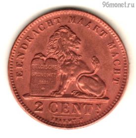 Бельгия 2 сантима 1919