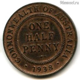 Австралия 1/2 пенни 1938
