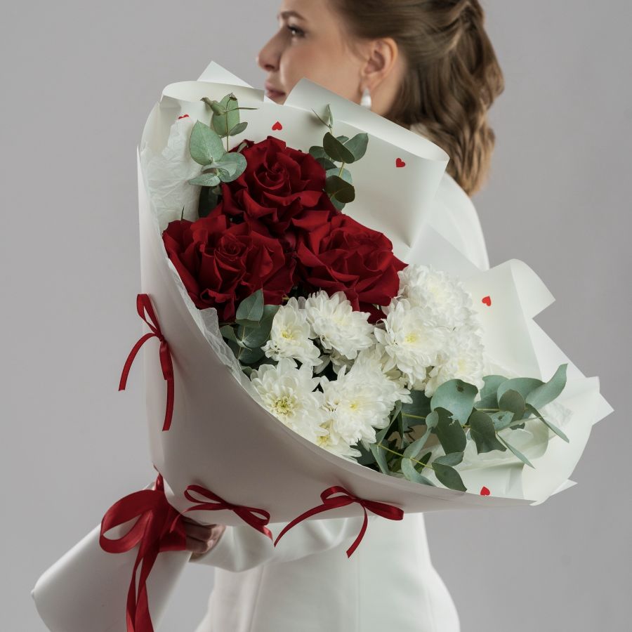 Авторский букет "С тобой и навсегда"