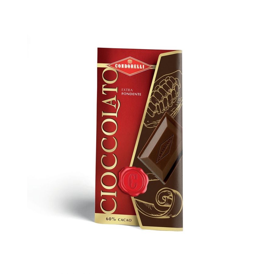 Шоколад темный 60%, Condorelli, 100 г, Tavoletta di cioccolato fondente 60% 100 g
