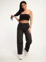 Джинсы женские Арт. 3297 [черно-серый]