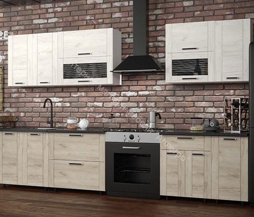 Кухонный гарнитур Диана 4 У Лофт 2600 (Фант)