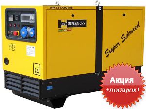 Бензиновый генератор 12 кВт WFM Silent-E TMP