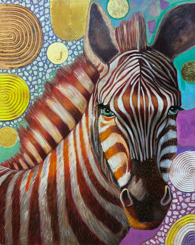 интерьерная картина Иркутск "Зебра"