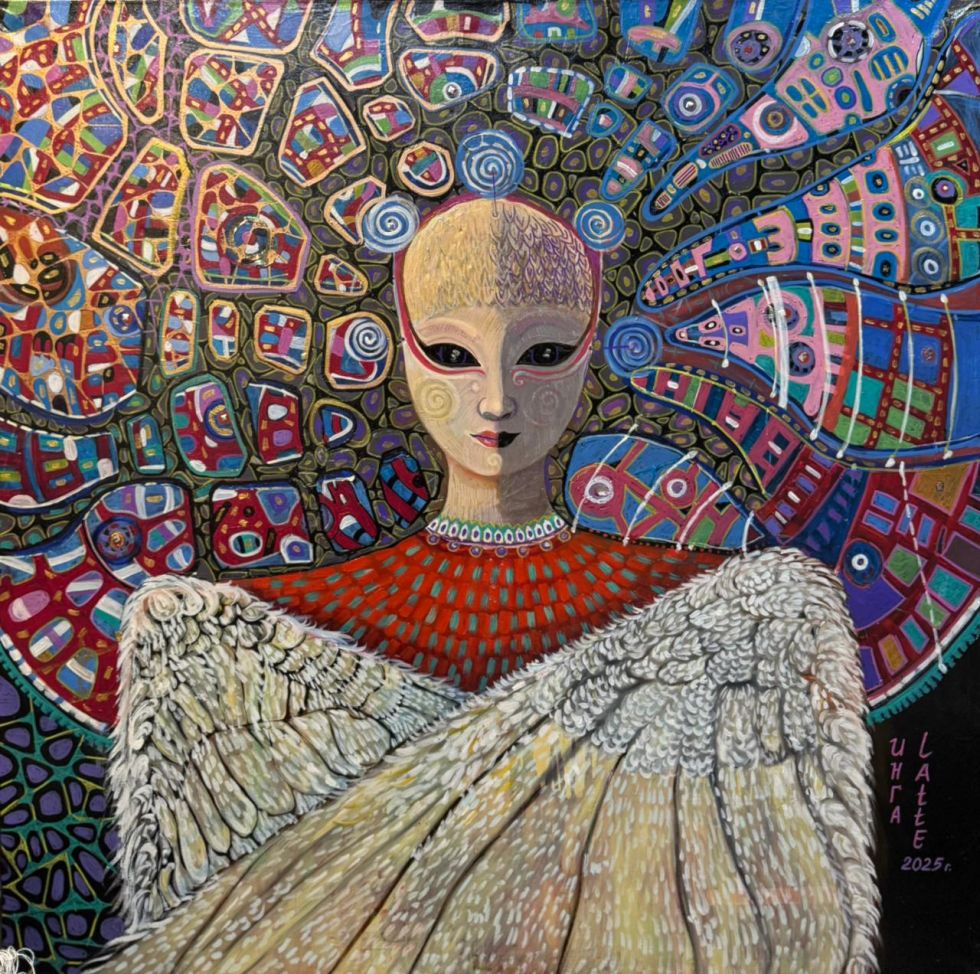 интерьерная картина "Ангел-хранитель человеческих душ"