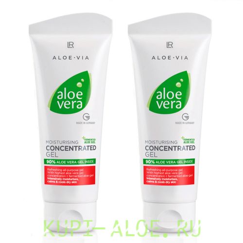 Увлажняющий гель-концентрат с ферментированным гелем Алоэ Вера - 2 шт.