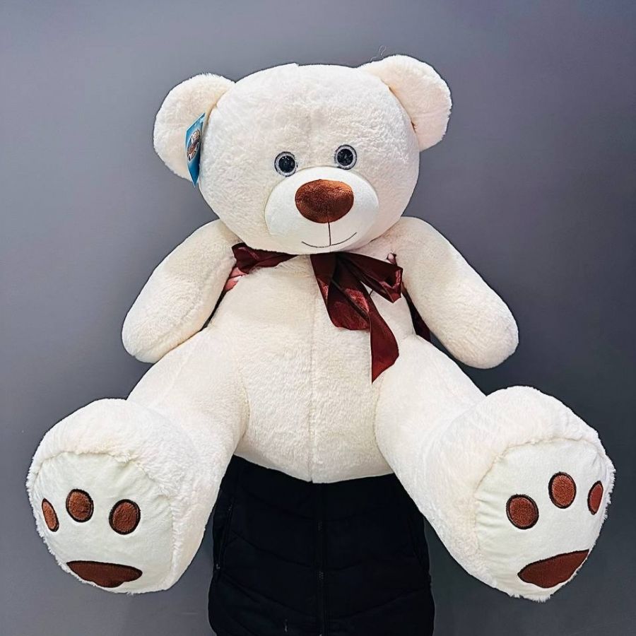 Медведь 110см, плюшевый латте