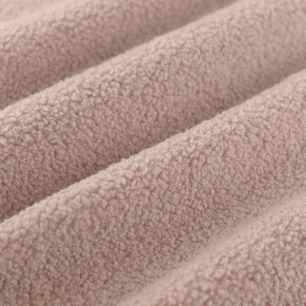 Мех барашка искусственный (мелкое букле)  - цвет пыльная роза, 50х46 см