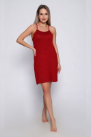 924 Сорочка с кружевом [красный]