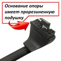 Багажник на крышу Toyota Hilux, ЕД, стальные прямоугольные дуги