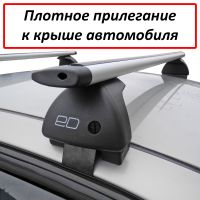 Багажник на крышу Nissan Almera (G15) 2012-18, ЕД, крыловидные дуги