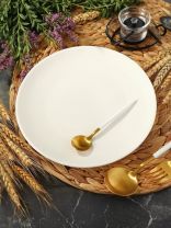 Тарелка десертная, керамика, 20 см, круглая, Грейс, Daniks