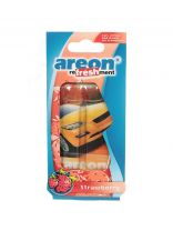 Ароматизатор в машину подвесной, гелевый, Areon, Refreshment Liquid Клубника, 704-025-908
