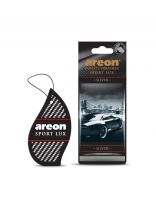 Ароматизатор в машину подвесной, сухой, Areon, Sport lux Серебро, 704-411-3S