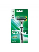 Станок для бритья Gillette, Slalom Plus, для мужчин, 2 лезвия, 1 сменная кассета