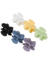 Заколка для волос 2х2.3 см, 6 шт, пластик, A110020