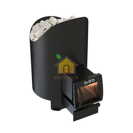 Дровяная банная печь Grill'D Aurora 180 Long