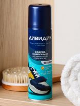 Краска Дивидик, для обуви, 250 мл, для кожи, замши, нубука, бесцветная