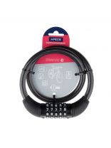 Замок велосипедный тросовый, Apecs, PD-83-65, кодовый, 650 мм