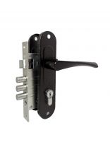 Замок врезной Абсолют, ЗВ 4-60.07, БП-00013803, ручка в комплекте, цилиндровый, универсальный, медь