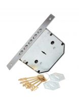 Замок врезной КЛАСС - GSSM-002, 19097, без ручки, сувальдный, хром