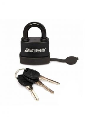 Замок навесной Apecs, PDR-50-55, блистер, цилиндровый, 3 ключа