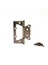 Петля накладная для деревянных дверей, Vanger, 100х75х2 мм, P2-AB, 27730, бронза