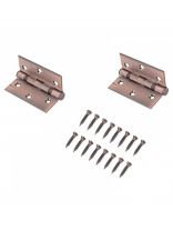 Петля врезная для деревянных дверей, Аллюр, 77х64х2.5 мм, универсальная, 2BB-FHP AC, 1101, 2 шт, 2 подшипника, коробка, медь