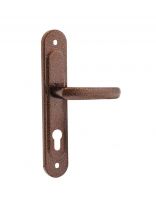 Ручка на планке Абсолют, РФ1-85/08А, БП-00013889, 85 мм, медь, алюминиевый сплав