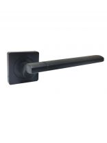 Ручка дверная Trodos, AL-02-572 BLM, 204709, черный матовая, алюминий