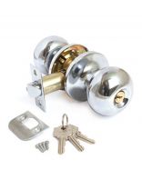 Защелка Avers, 6082-01-CR, ключ/фиксатор, хром, сталь