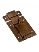 Задвижка дверная, ригель прямоугольный, Секрет-Киров, ЗД-02, 2830, бронза