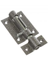 Засов универсальный, круглый, Делга, 10452, античное серебро